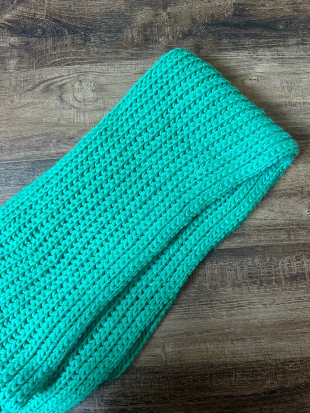 H&M Chunky Knit Fringe Scarf